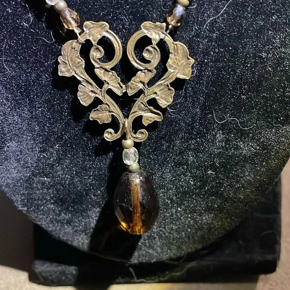 Anne Koplik rhinestone crystal beaded necklace - Picture 5 of 7